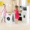 White Natural Kids Kitchen Playset with Washing Machine 2-Piece MDF 3+ Years